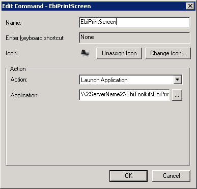 EbiPrintScreen Toolbar Item Configuration, Rainer Weberschläger